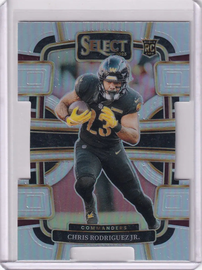 2023 Panini Select Concourse Silver Die-Cut #100 Chris Rodriguez - Commanders - Football Card Single