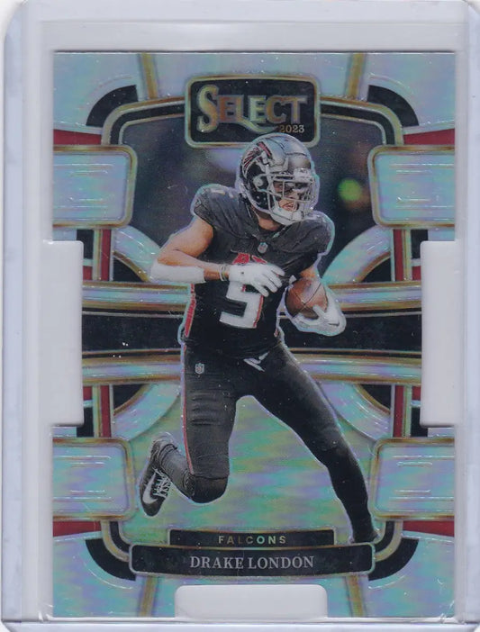 2023 Panini Select Concourse Silver Die-Cut #6 Drake London - Falcons - Football Card Single