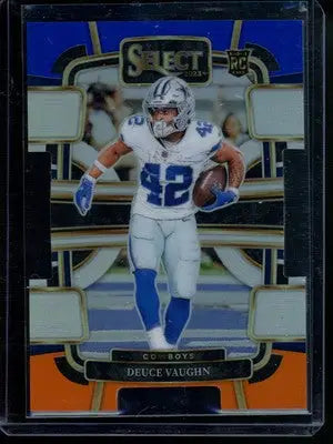 2023 Panini Select Deuce Vaughn #28 28/35 Blue/Orange RC Football - Football Card Single