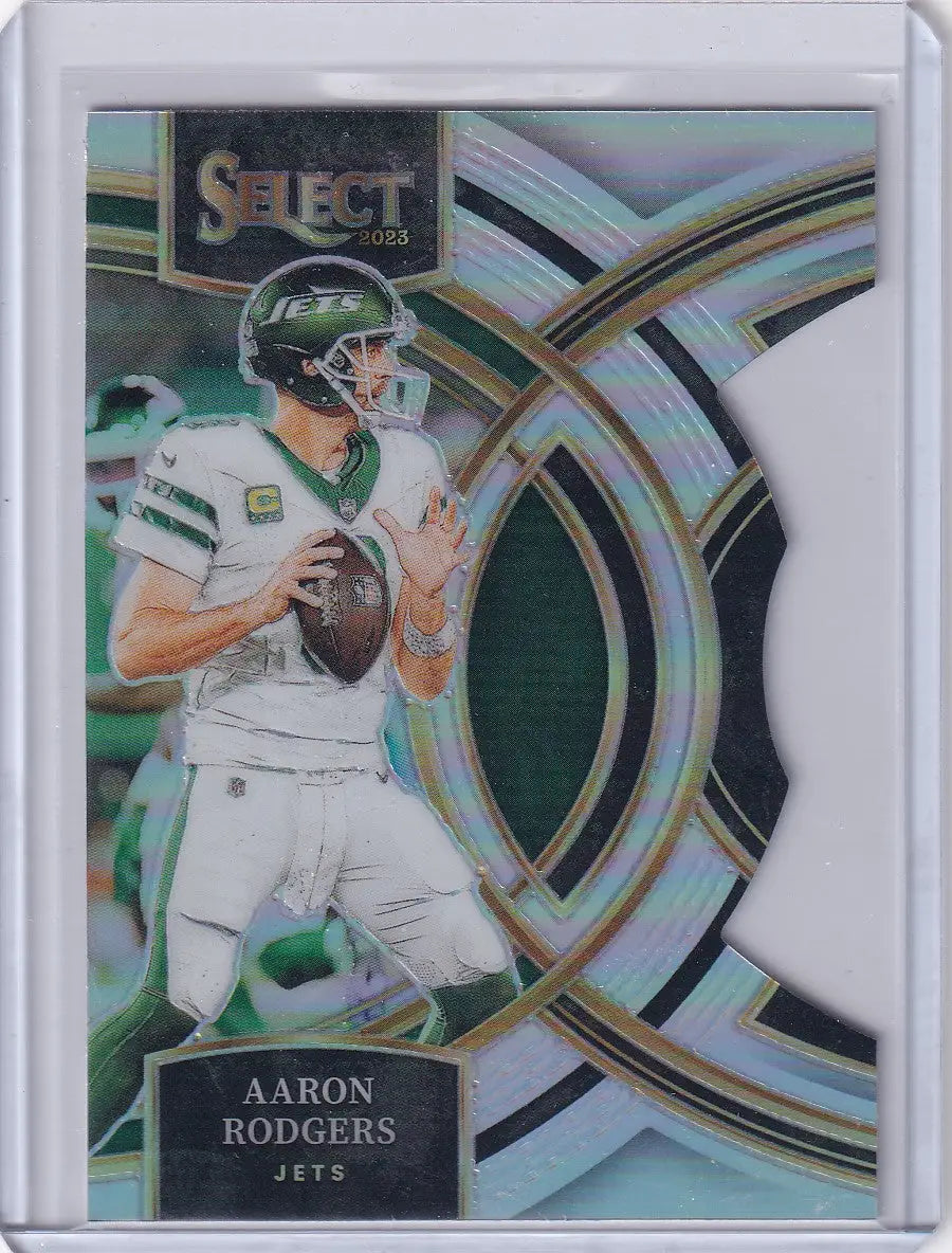 2023 Panini Select Diecut #121 Aaron Rodgers - New York Jets - Football Card Single