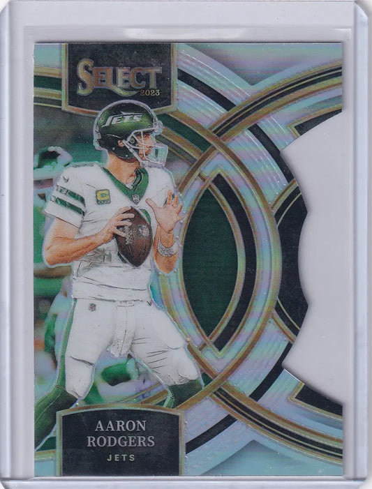 2023 Panini Select Diecut #121 Aaron Rodgers - New York Jets - Football Card Single