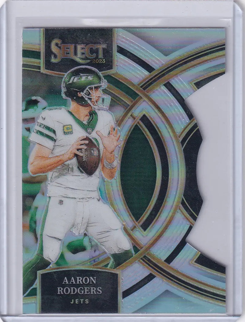 2023 Panini Select Diecut #121 Aaron Rodgers - New York Jets - Football Card Single