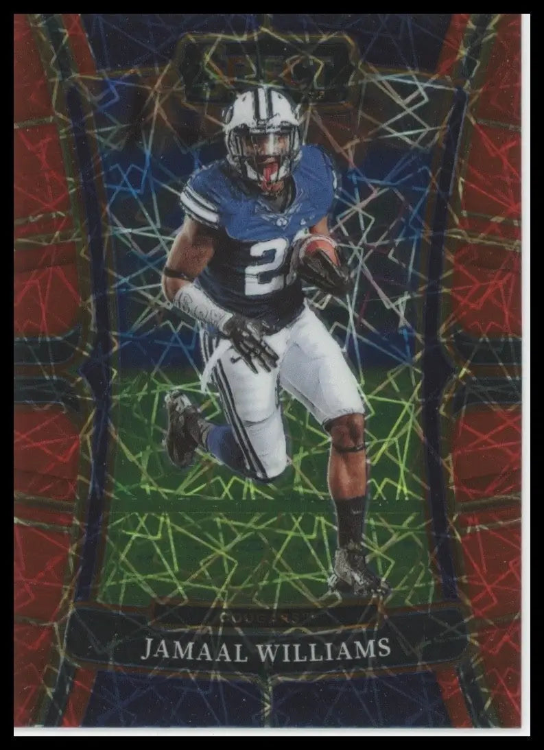 2023 Panini Select Draft Picks - Concourse Jamaal Williams #49 Red Lazer Prizm - Football Card Single