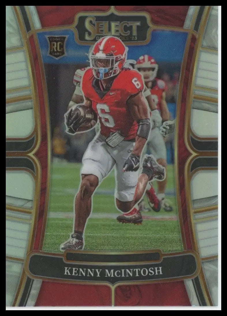 2023 Panini Select Draft Picks - Concourse Kenny McIntosh #24 Silver Prizm (RC) - Football Card Single