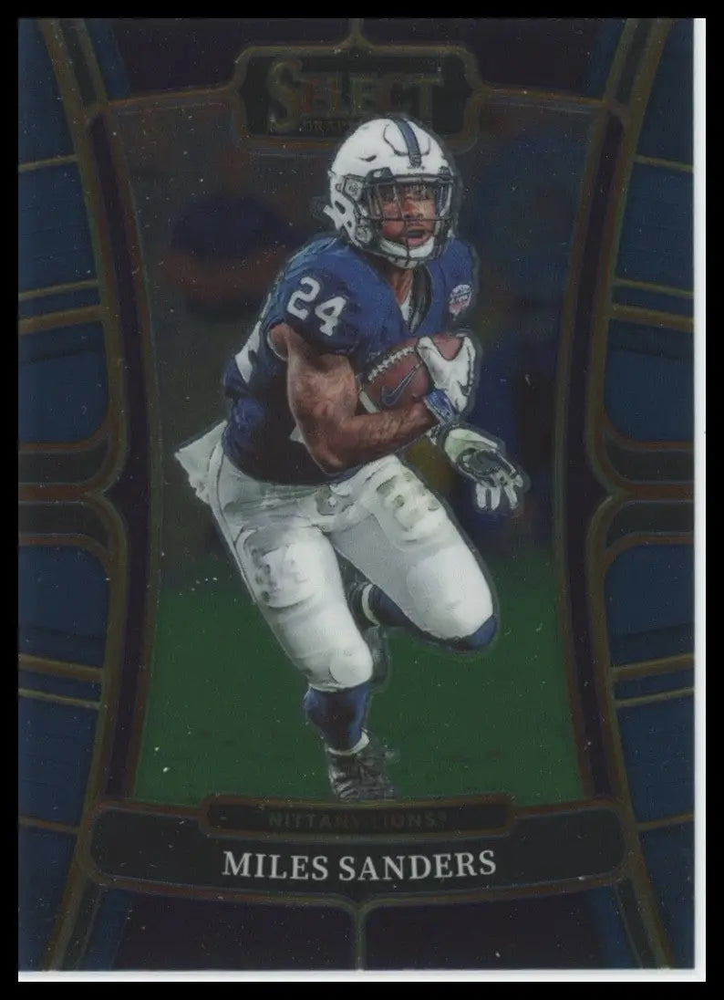 2023 Panini Select Draft Picks - Concourse Miles Sanders #40 - Football Card Single