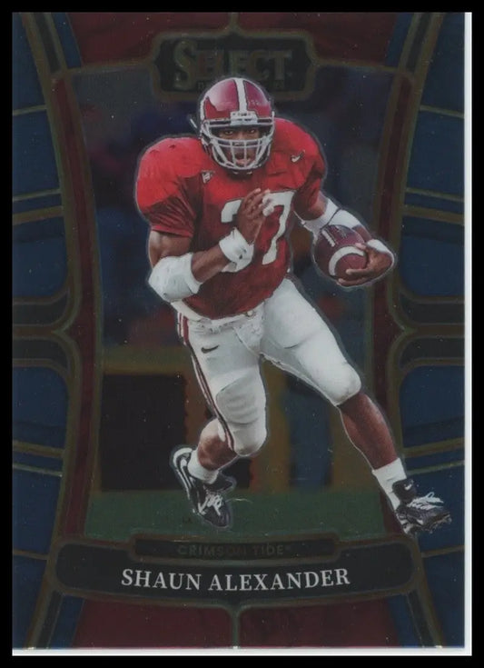 2023 Panini Select Draft Picks Concourse Shaun Alexander 28 Alabama Crimson Tide - Football Card Single