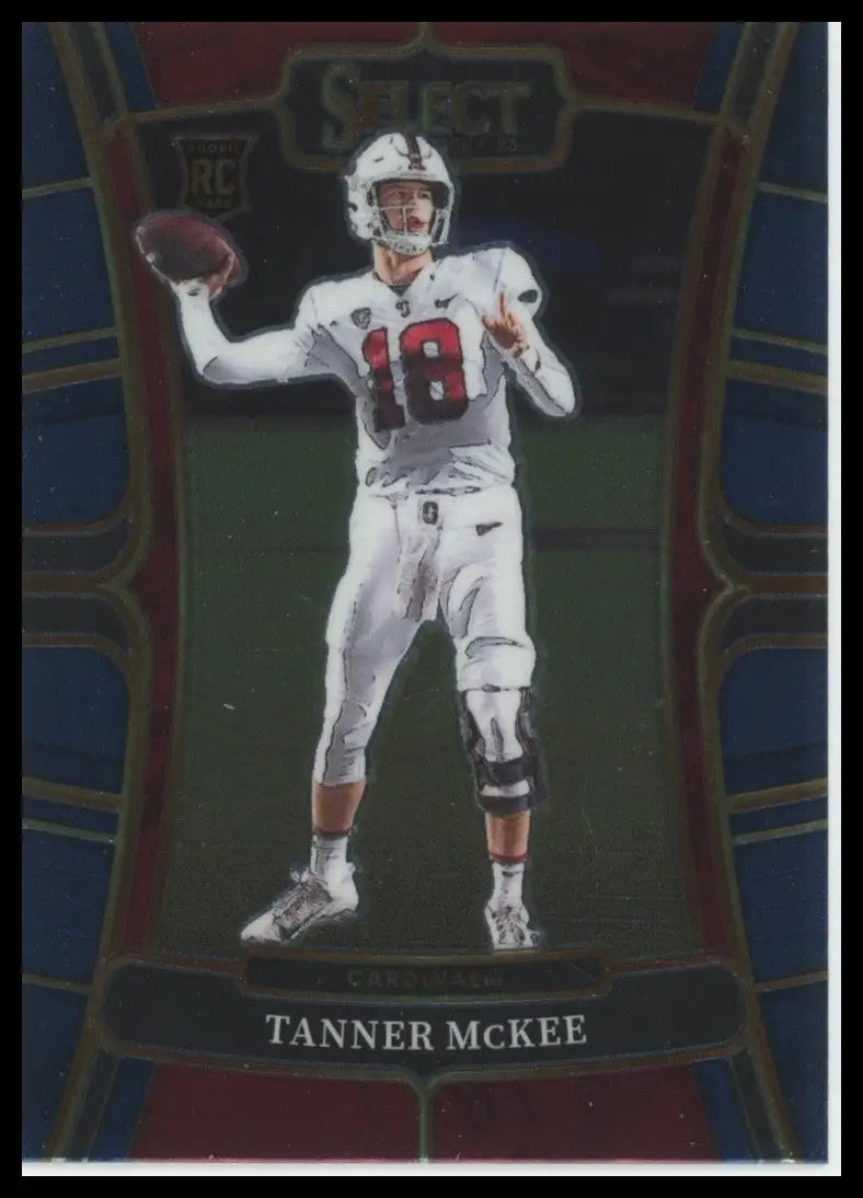 2023 Panini Select Draft Picks Concourse Tanner McKee #22 Rookie Stanford NCAA - Football Card Single