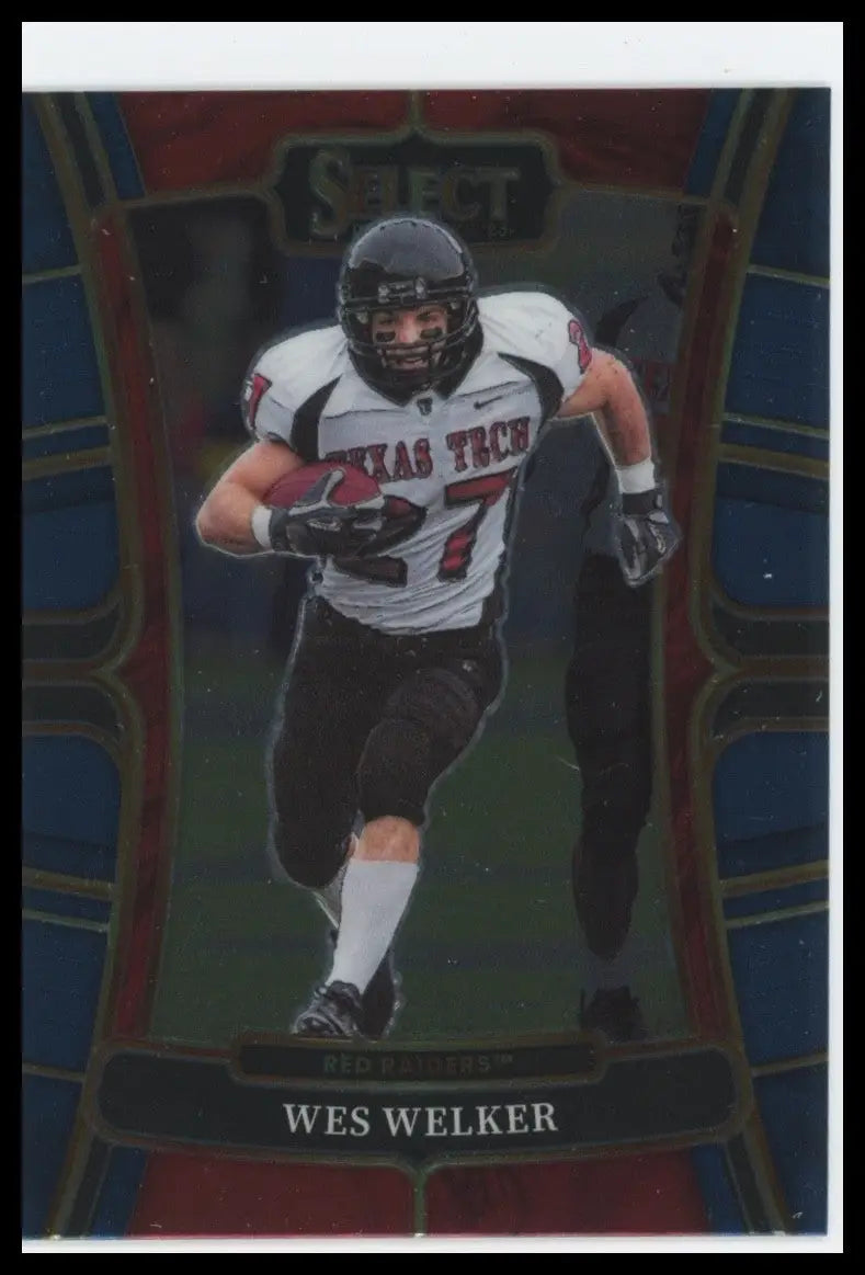 2023 Panini Select Draft Picks Concourse Wes Welker #98 Texas Tech Red Raiders - Football Card Single