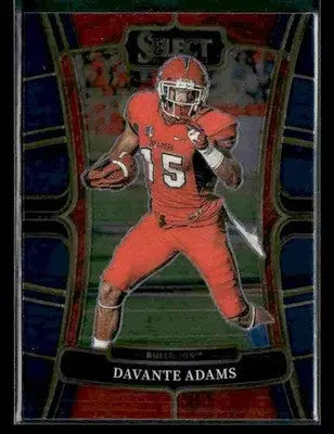 2023 Panini Select Draft Picks Davante Adams #53 Blue Retail Bulldogs - Football Card Single