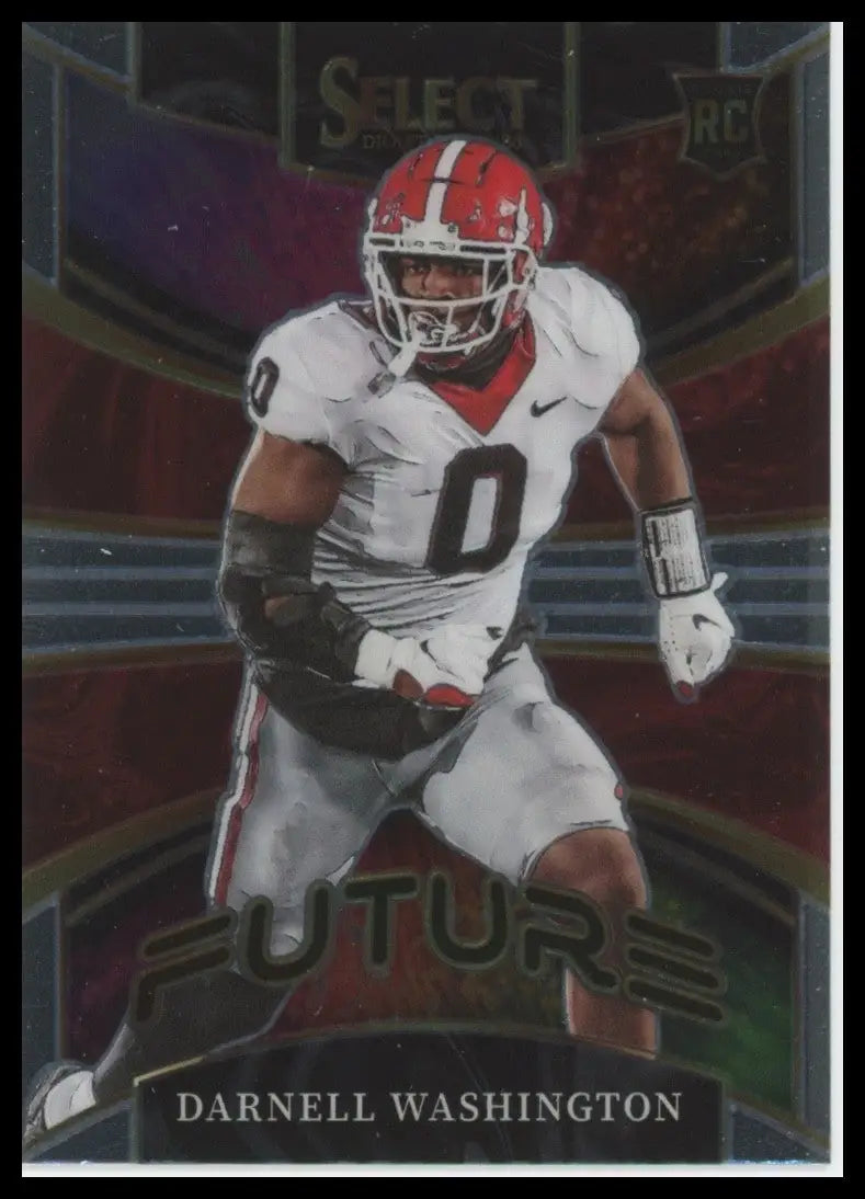2023 Panini Select Draft Picks Future Darnell Washington #FUT-17 Rookie Georgia - Football Card Single