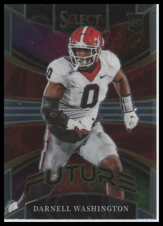 2023 Panini Select Draft Picks Future Darnell Washington #FUT-17 Rookie Georgia - Football Card Single