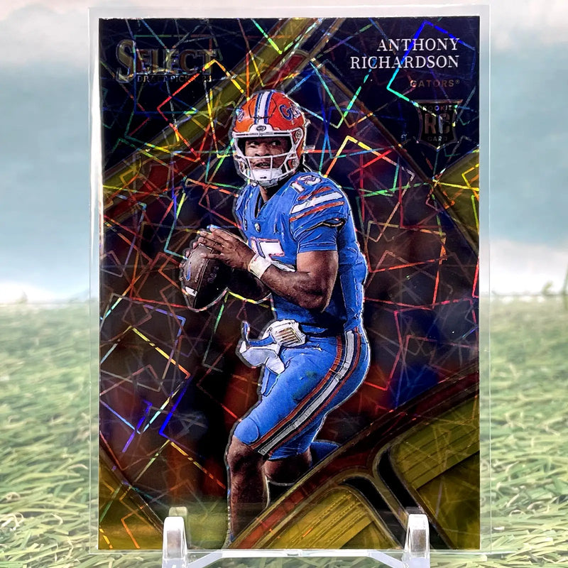 2023 Panini Select Draft Picks Gold Lazer Prizm Anthony Richardson Rookie (RC) - Football Card Single