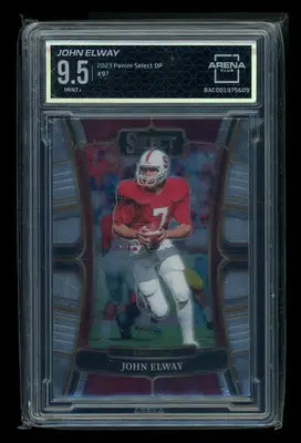 2023 Panini Select Draft Picks John Elway #97 Football Arena Club 9.5 - Football Card Single
