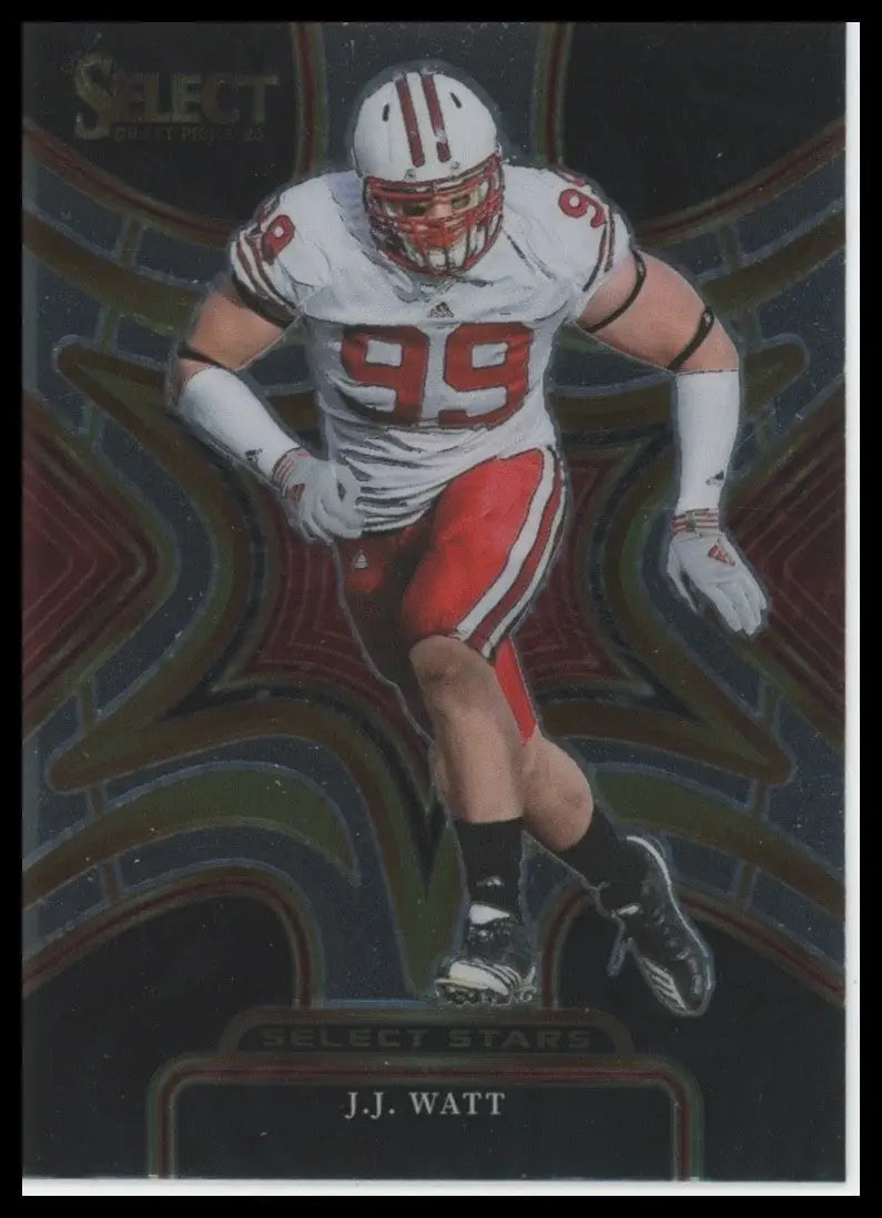 2023 Panini Select Draft Picks - Select Stars J.J. Watt #SS-JJ - Football Card Single