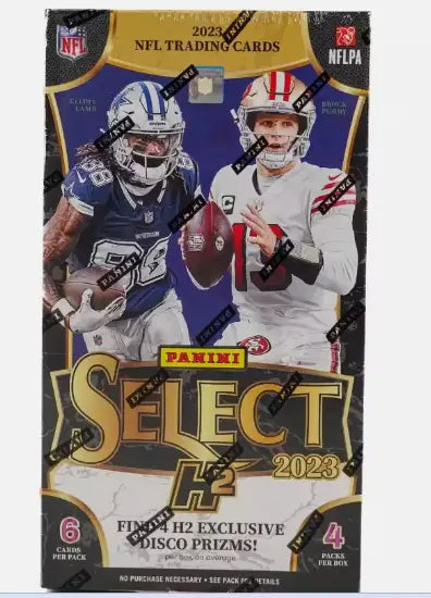 2023 Panini Select Football H2 Box with Cowboys and 49ers trading card pack
