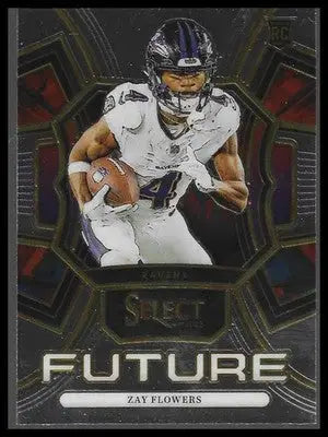 2023 Panini Select #FUT-ZFL Zay Flowers Future