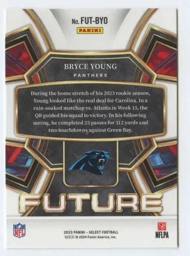 2023 Panini Select Select Future #6 Bryce Young NM-MT Panthers ID:75417 - Football Card Single