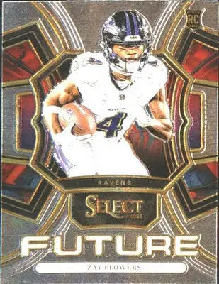 2023 Panini Select Future Prizm #FUT-ZFL Zay Flowers - Football Card Single