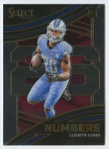 2023 Panini Select Select Numbers #12 Jahmyr Gibbs NM-MT Lions ID:75419 - Football Card Single