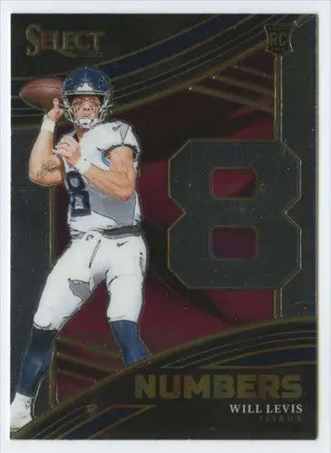 2023 Panini Select Select Numbers #3 Will Levis NM-MT Titans ID:76026 - Football Card Single