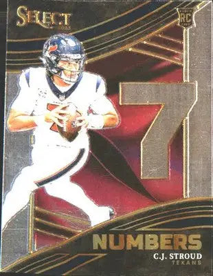 2023 Panini Select Numbers #NMB-CST C.J. Stroud - Football Card Single