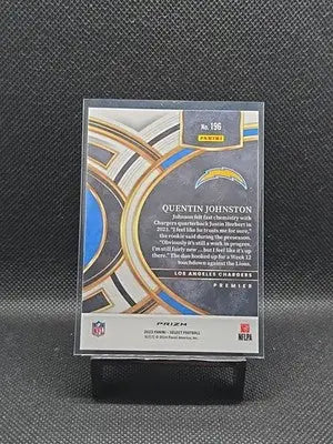2023 Panini Select - Premier Level Quentin Johnston #196 Disco Prizm (RC) - Football Card Single