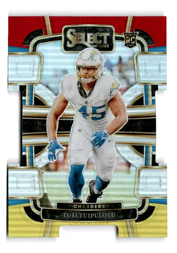 2023 Panini Select Red and Yellow Prizm Die-Cut #53 Tuli Tuipulotu NM-M ID:75421 - Football Card Single