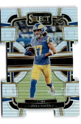 2023 Panini Select Silver Prizm Die-Cut #56 Puka Nacua NM-MT Rams Conco ID:75424 - Football Card Single