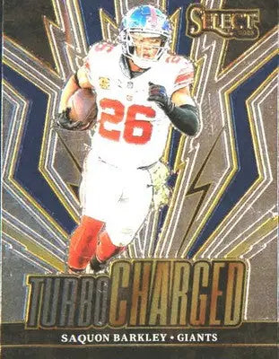 2023 Panini Select Turbocharged #TUR-SBA Saquon Barkley - Football Card Single