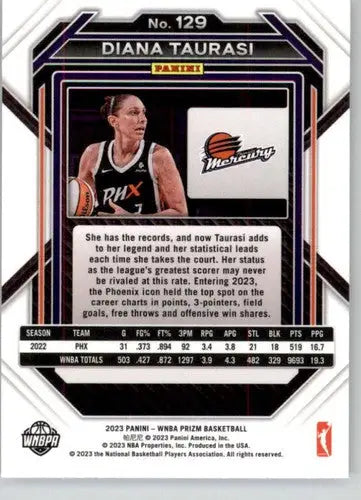 2023 Panini WNBA Prizm #129 Diana Taurasi NM-MT ID:70734 - Basketball Card Single