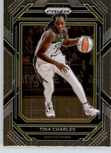 2023 Panini WNBA Prizm #92 Tina Charles NM-MT ID:70730 - Basketball Card Single