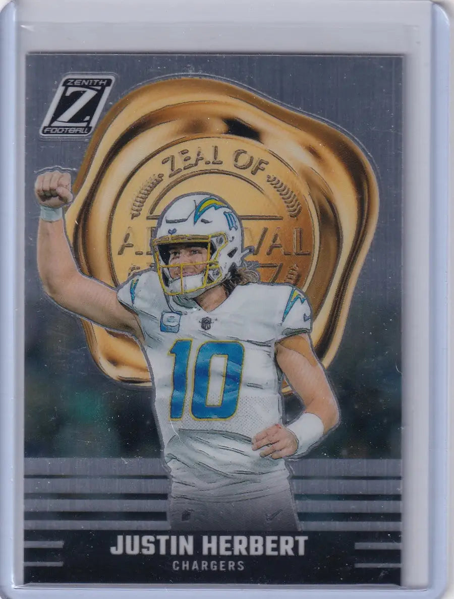 2023 Panini Zenith #7 Justin Herbert - Los Angeles Chargers - Football Card Single