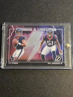 2023 Panini Zenith C.J. Stroud / Will Anderson Jr. Thunder and Lightning Silver - Football Card Single