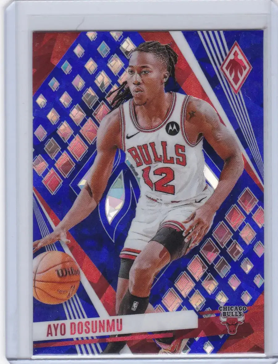 2023 PHOENIX #162 AYO DOSUNMU CRACKED ICE- CHICAGO BULLS - Basketball Card Single