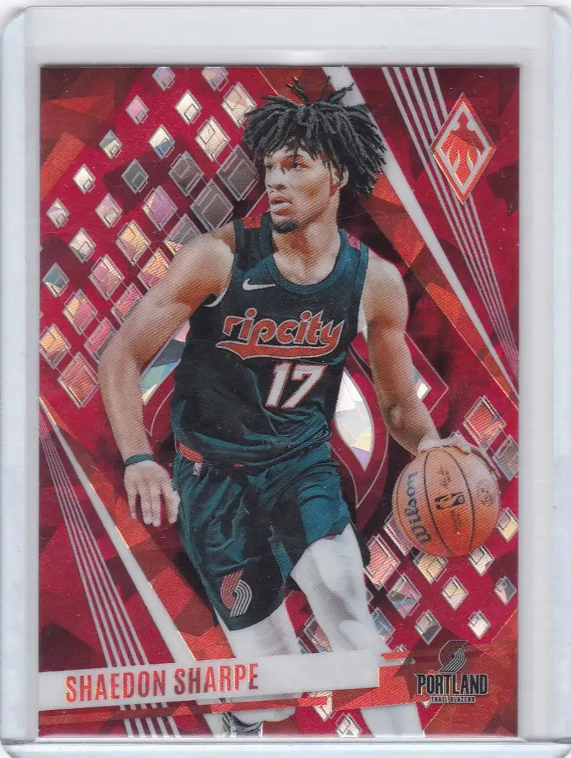 2023 PHOENIX #29 SHAEDON SHARPE CRACKED ICE- PORTLAND TRAIL BLAZZERS - Basketball Card Single