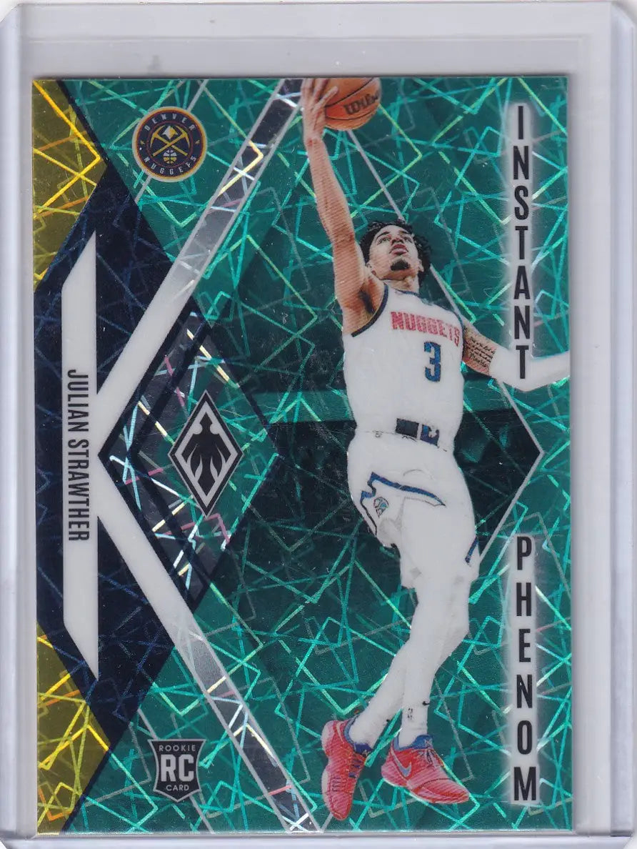 2023 PHOENIX #6 JULIAN STRAWTHER TEAL VELOCITY- DENVER NUGGETS - Basketball Card Single