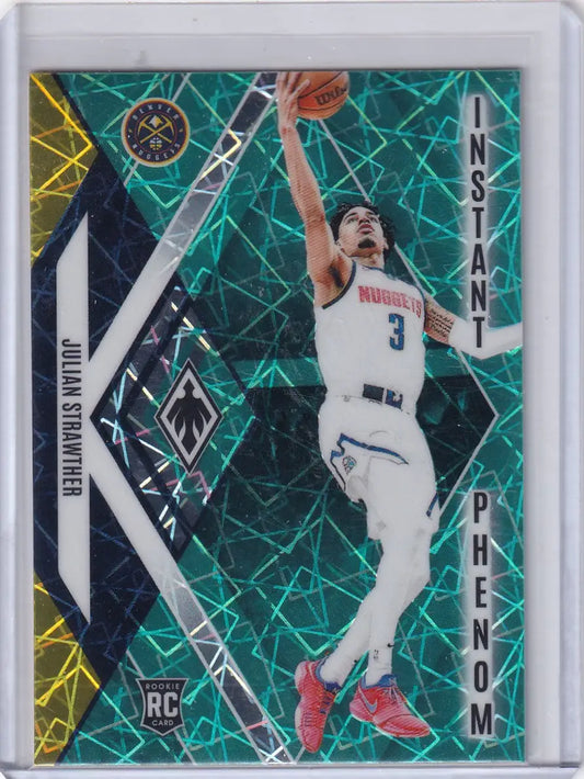 2023 PHOENIX #6 JULIAN STRAWTHER TEAL VELOCITY- DENVER NUGGETS - Basketball Card Single