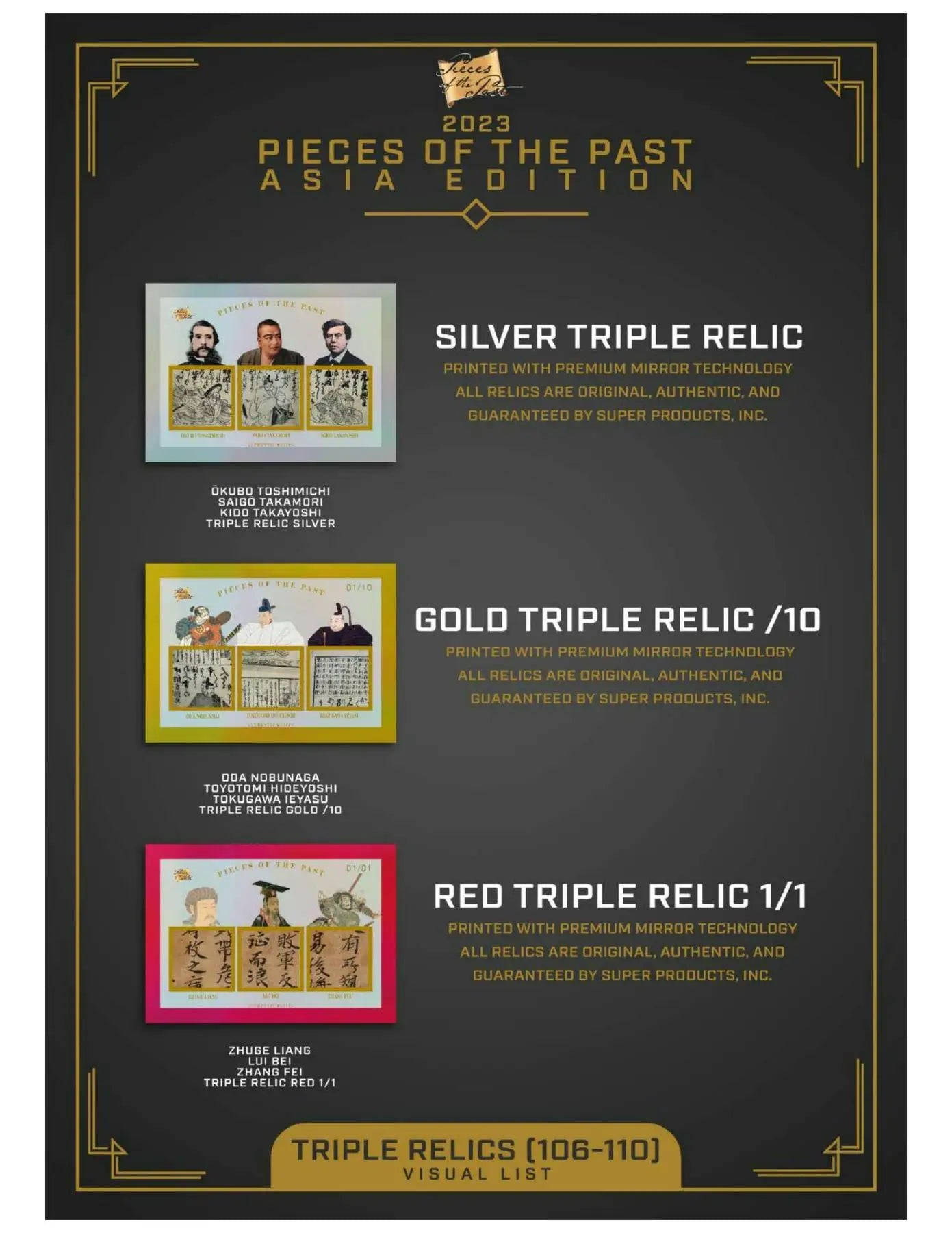 2023 Pieces of the Past Asia Edition Hobby Box | Columbia Sports Cards - Sport Card Hobby Boxes