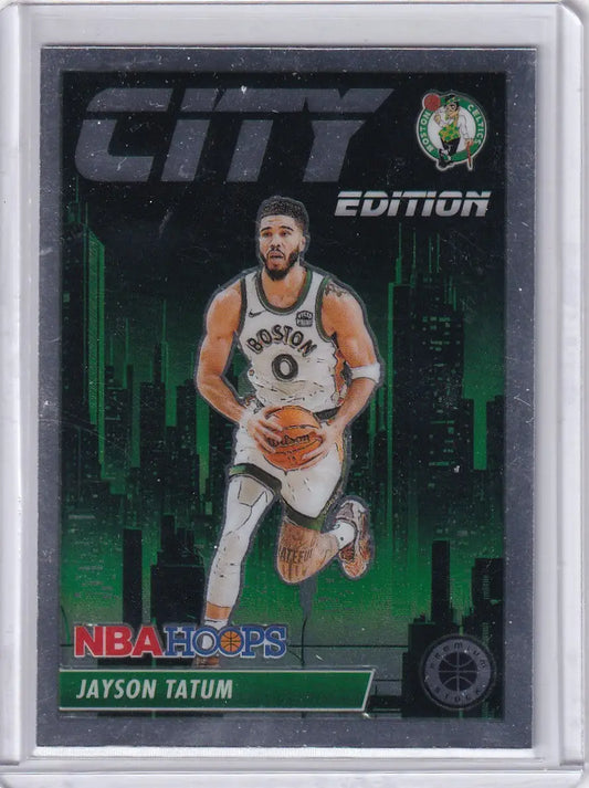 2023 PREMIUM STOCK #3 JAYSON TATUM CITY EDITION- BOSTON CELTICS - Basketball Card Single