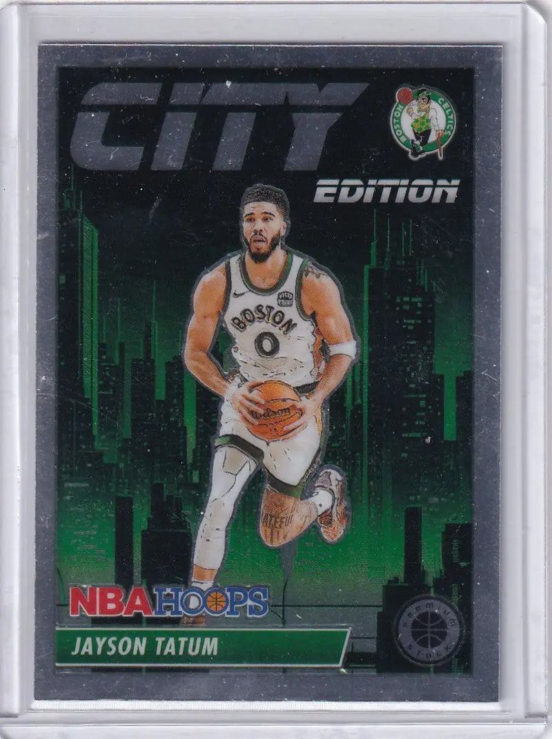 2023 PREMIUM STOCK #3 JAYSON TATUM CITY EDITION- BOSTON CELTICS - Basketball Card Single
