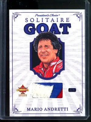 2023 President’s Choice Mario Andretti GOAT 1/1 Patch Auto Racing - Other