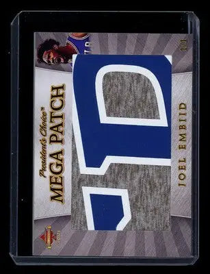 2023 President’s Choice Solitaire 2.0 Mega Patch Joel Embiid 1/1 Patch