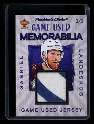 2023 President’s Choice Solitaire 2.0 Update Gabriel Landeskog 1/1 - Sports Memorabilia