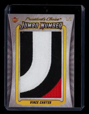2023 President’s Choice Solitaire 2.0 Update Jumbo Number Vince Carter 1/1 - Sports Memorabilia