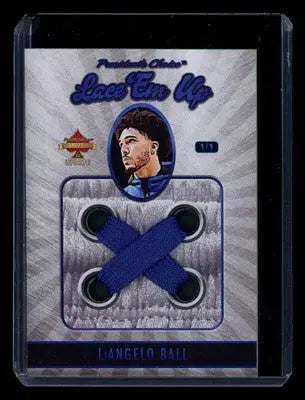 2023 President’s Choice Solitaire 2.0 Update Lace ’Em Up LiAngelo Ball 1/1 Lace