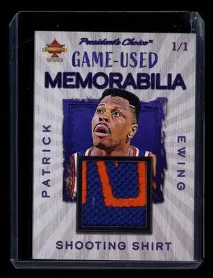 2023 President’s Choice Solitaire 2.0 Update Patrick Ewing 1/1 Patch