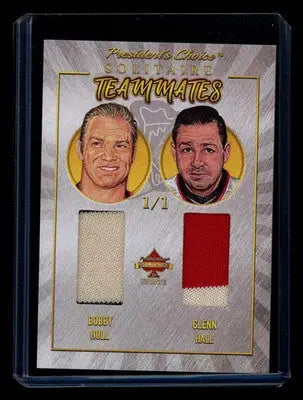 2023 President’s Choice Solitaire 2.0 Update Teammates Glenn Hall Bobby Hull 1/1 - Sports Memorabilia