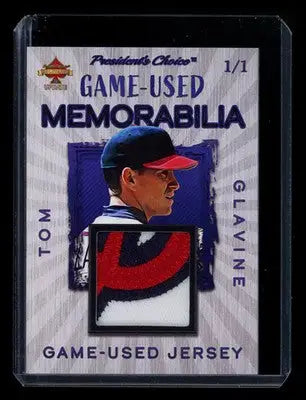 2023 President’s Choice Solitaire 2.0 Update Tom Glavine 1/1 Patch - Sports Memorabilia
