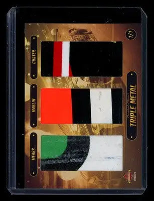 2023 President’s Choice Triple Metal Update Marlin Custer Mears 1/1 Triple Mem