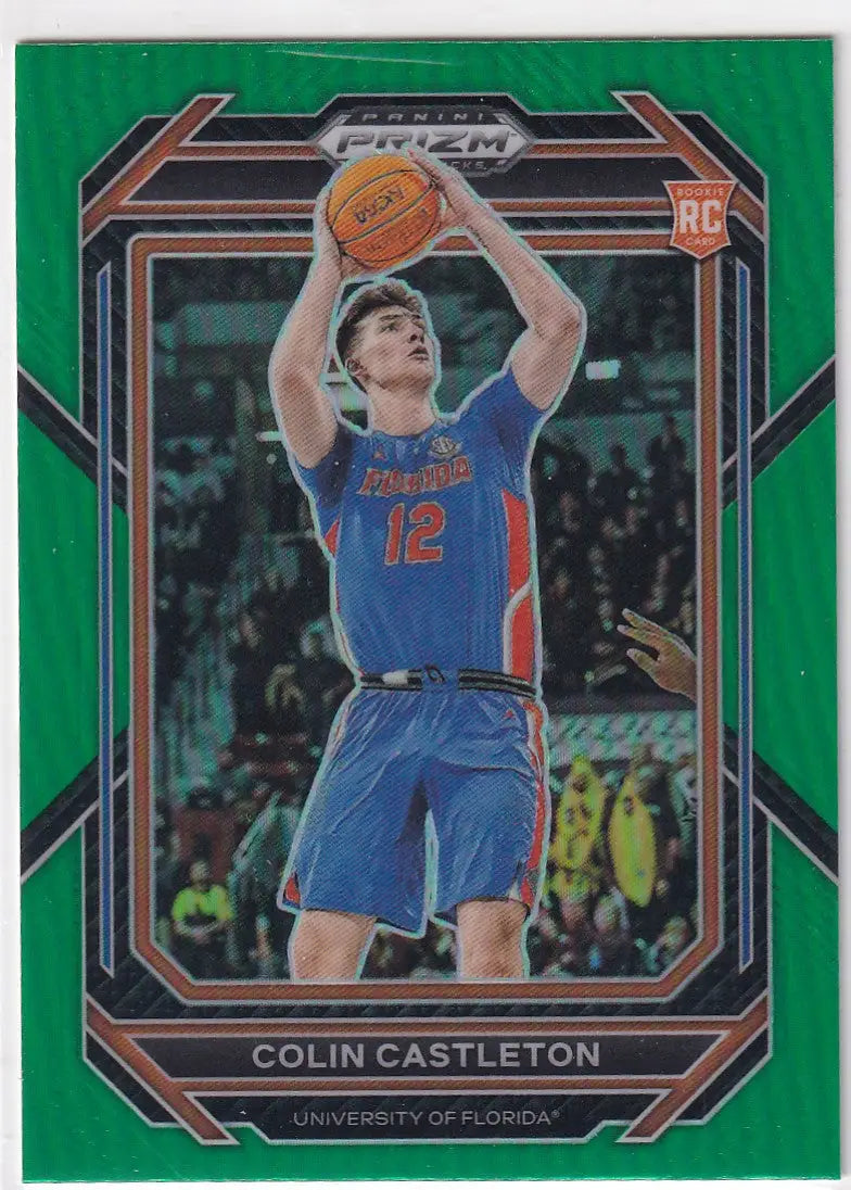 2023 PRIZM DRAFT PICK #45 COLIN CASTLETON GREEN- GATORS - Other